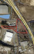aerial view of property along i-26